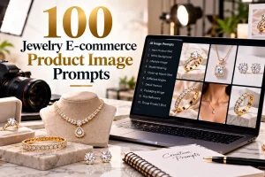 100 Jewelry E-commerce Product Image Prompts